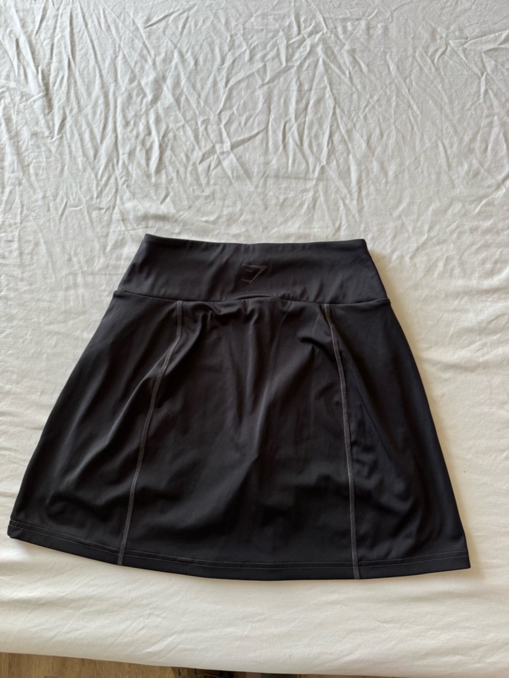 Gymshark Black A-Line Athletic Skirt - Picture 2 of 4